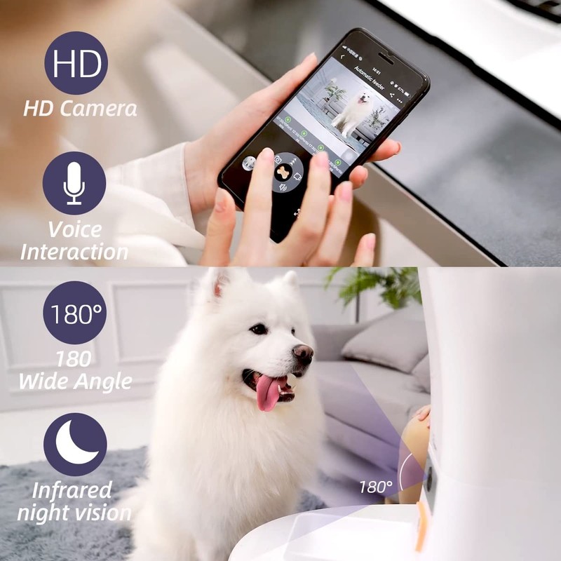 SKYMEE 12L 5G WiFi Aautomatic Dog Feeder Large Breed & Automatic cat gallery