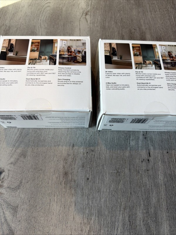 Arlo Essential Pan Tilt Indoor Security Camera 2K (2025 Release) -- 2 Packs gallery