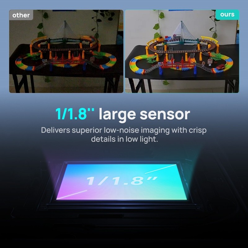 Vikylin 8MP 4K PoE IP Camera 1/1.8" Larger Sensor Full Color+IR Audio IP67 ONVIF gallery