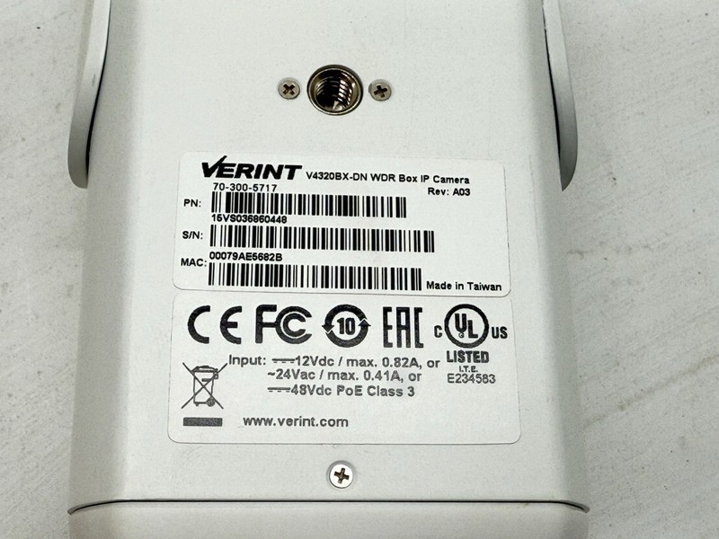 Verint V4320BX-DN WDR IP CAMERA gallery