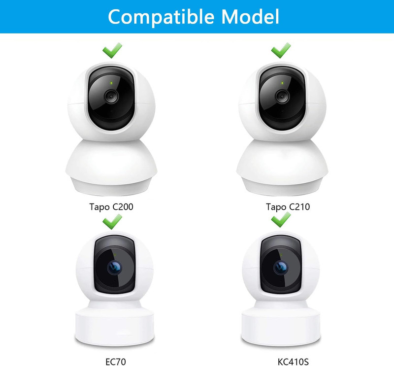 Wall Mount Compatible with Tp-Link Tapo C210/ C200 and Kasa Indoor Pan EC70/ EC7 gallery