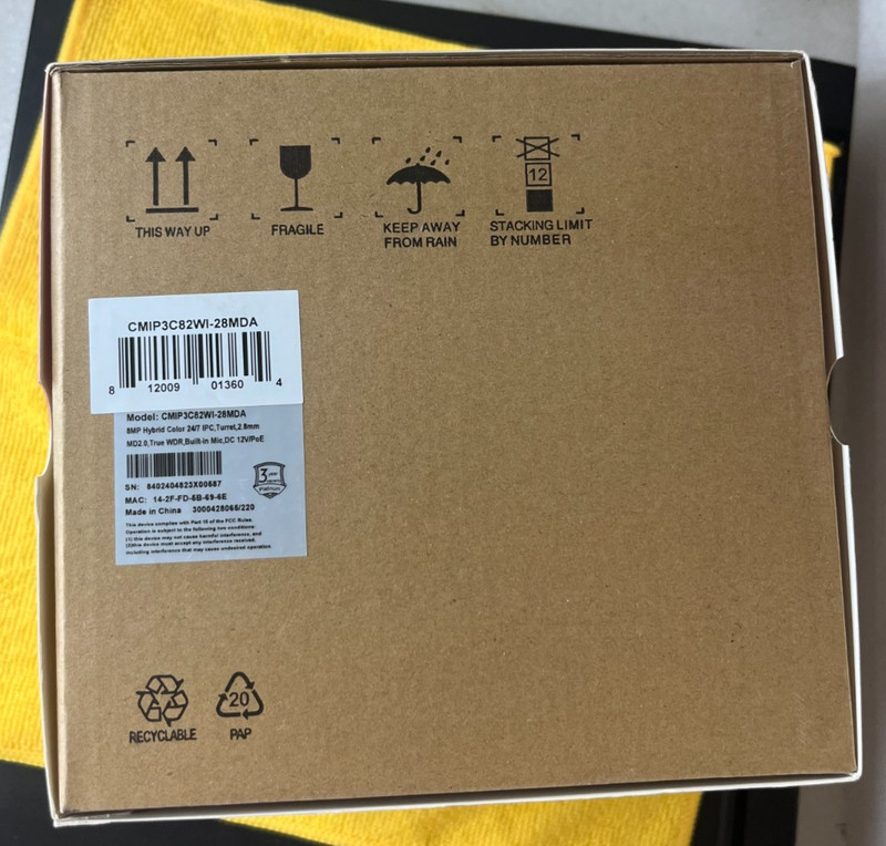 LTS 8MP Hybrid Color 24/7 IP Camera CMIP3C82WI-28MDA 2.8mm built-in Mic gallery