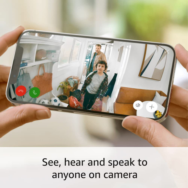 All-New Indoor Cam, White with Video Doorbell Wired gallery