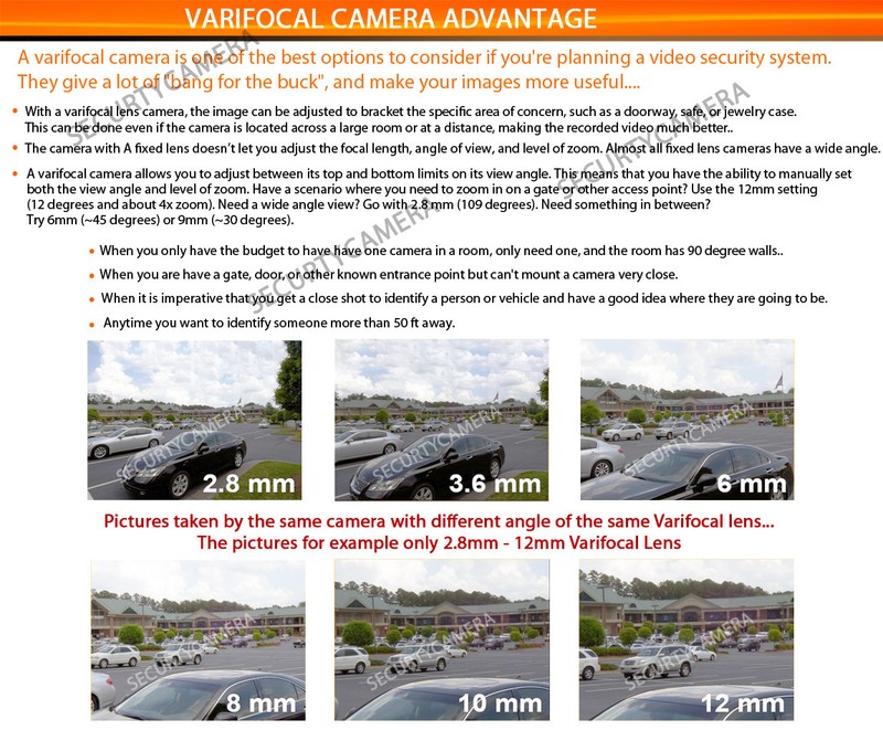 1080P Outdoor CCTV Night Vision Security Camera Manual Zoom AHD TVI CVI Analog gallery