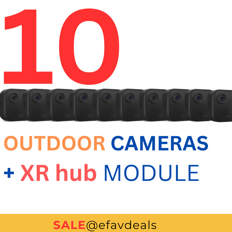🔥10-Camera XR Blink Outdoor 4TH Gen Smart Battery-Powered Security System🔥