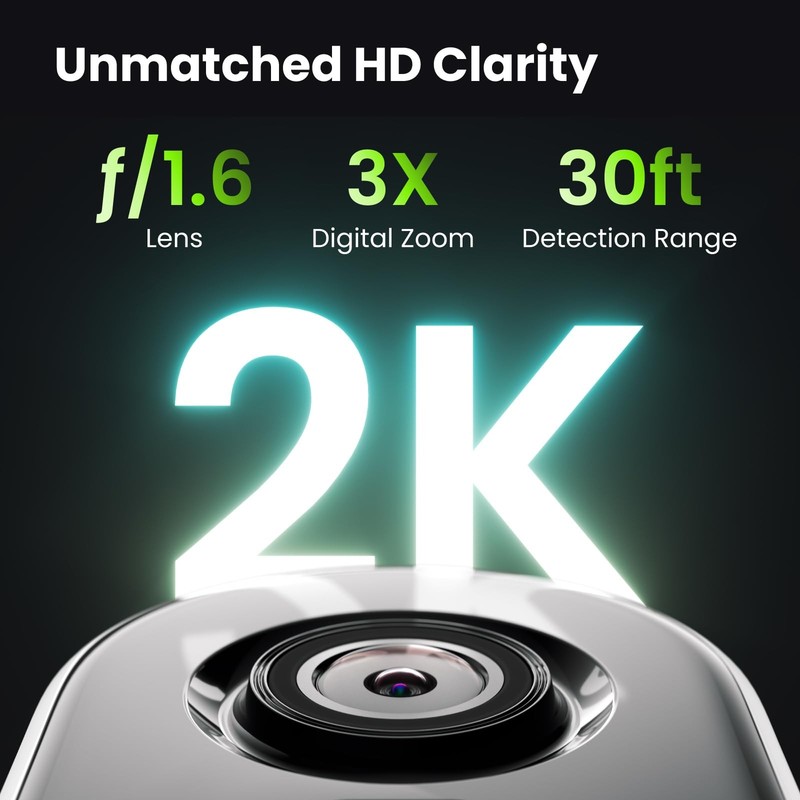 Security Cameras Wireless Outdoor, 2K Outside Camera for Home Security, Batte... gallery