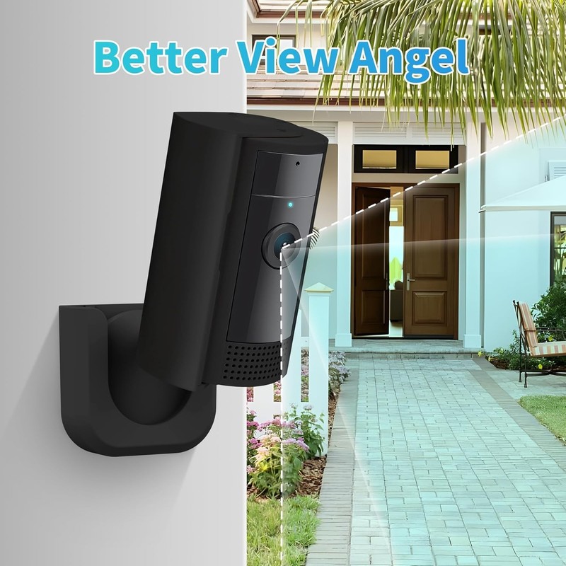 Durable Adhesive Wall Mount for Ring Indoor Camera - Adjustable Viewing Angles gallery