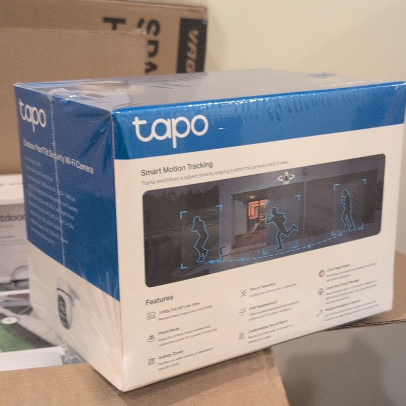 Tapo C500 Outdoor Pan-Tilt Wi-Fi IP Camera 1080p Color Night Vision 2-Way gallery