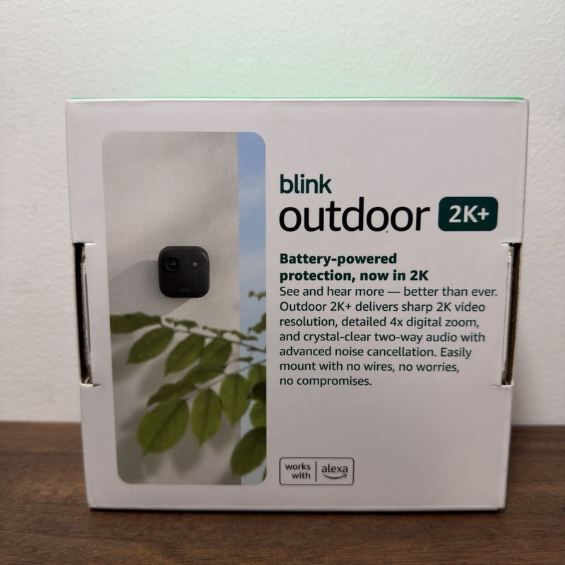 NEW BLINK OUTDOOR 2K+ WIRELESS SECURITY 3 CAMERA SYSTEM - BLACK - SHIPS TODAY gallery