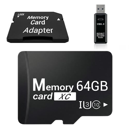 64GB Micro SD Card 1-Pack with USB 3.0 Reader & SD Adapter, Budget 1-Pack TF gallery