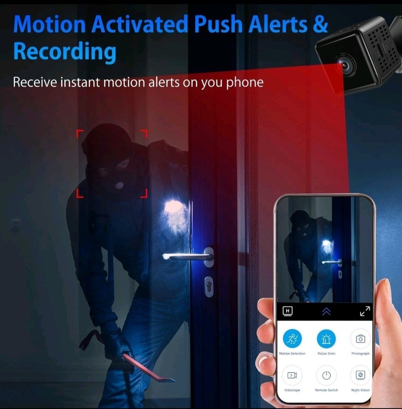 HD Wi-Fi Cube Camera, IP Network, Indoor, Color, USB Powered, Model HDwificamPro gallery