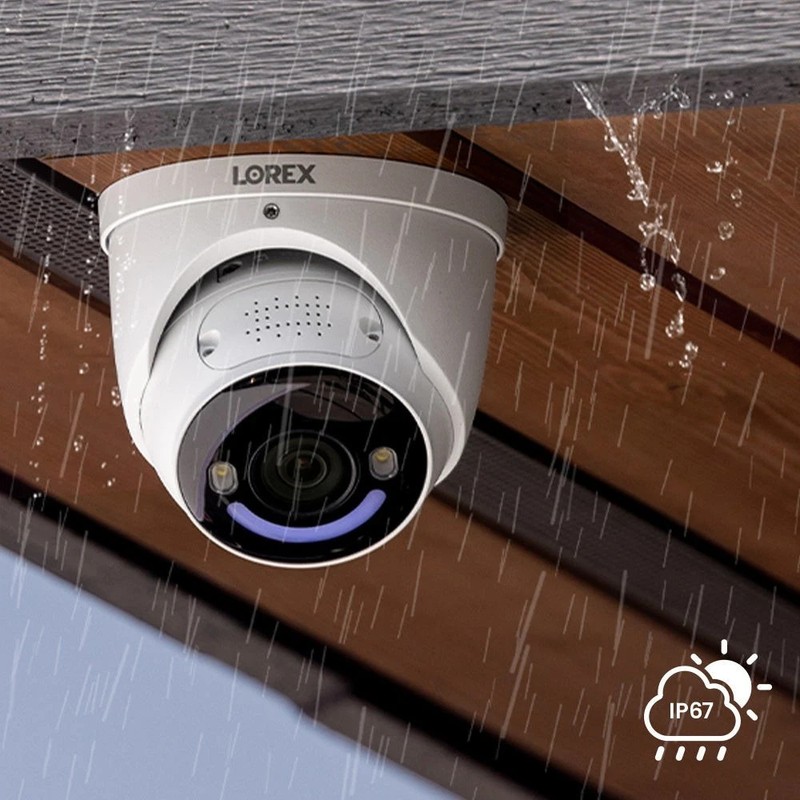 Lorex H30-4K+ 12MP IP Wired Dome Security Camera with Smart Lighting (USED) gallery