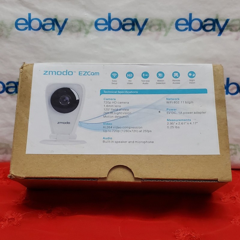 Zmodo EZCam ZH-IXU1F-W Wireless WiFi HD Video Surveillance Camera / Night Vision