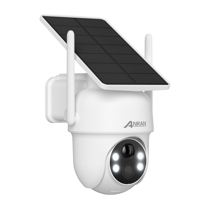 ANRAN 5MP Solar Security Camera Outdoor Wireless WiFi Home Battery Pan/Tilt Cams