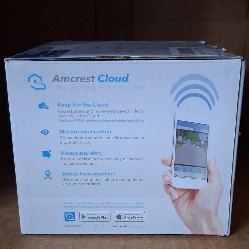 Amcrest IP4M-1055EB 4MP PoE Outdoor Dome IP Camera Night Vision ONVIF gallery