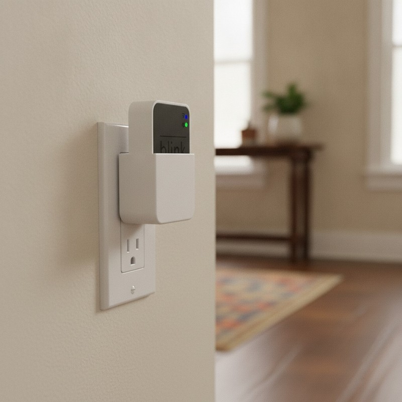 Outlet Wall Mount for Blink Sync Module 2, Sturdy Holder with Built-in Plug |…