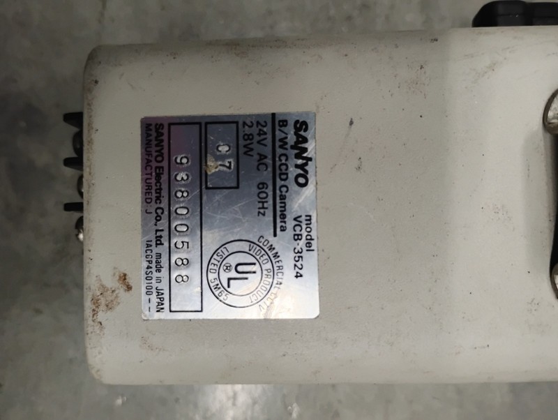 SANYO VBC 3524 B/W CCD Camera 24v AC 60hz gallery