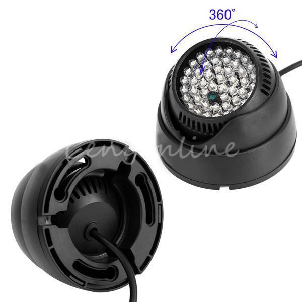IR INFRARED 48 LED ILLUMINATOR CCTV SECURITY VISION LIGHT NIGHT CAMERA CCD CMOS gallery