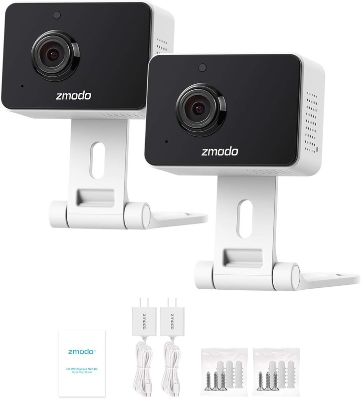 Smart 1080p Mini WiFi Camera with AI Motion Detection & Two-Way Audio - 2 Pack gallery