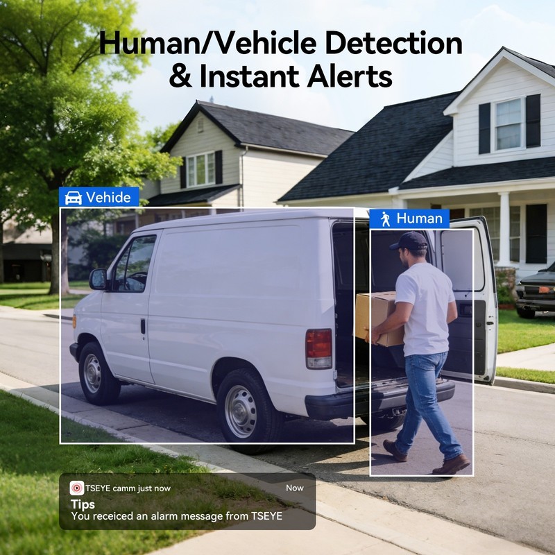 8CH 4K 8MP POE Home Camera System H.265+ Human Detect Waterproof Night Vision gallery