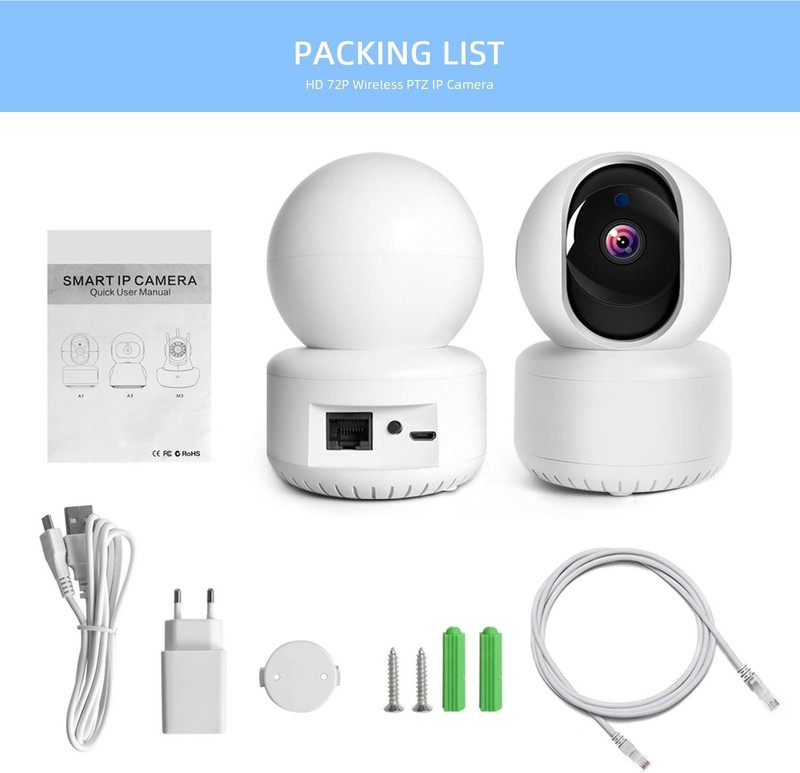 720P Wireless IR Home Security Network CCTV IP Camera Night Vision WIFI Webcam gallery