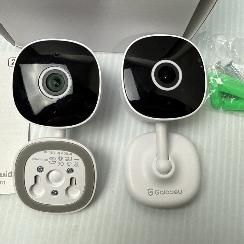 GALAYOU Indoor Home Security Cameras - 2K WiFi Surveillance Camera 2 Pack gallery