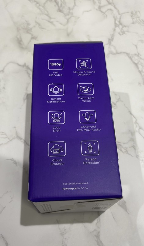Roku Indoor Camera SE WiFi Connected, Smart Home Wired Security Surveillance gallery