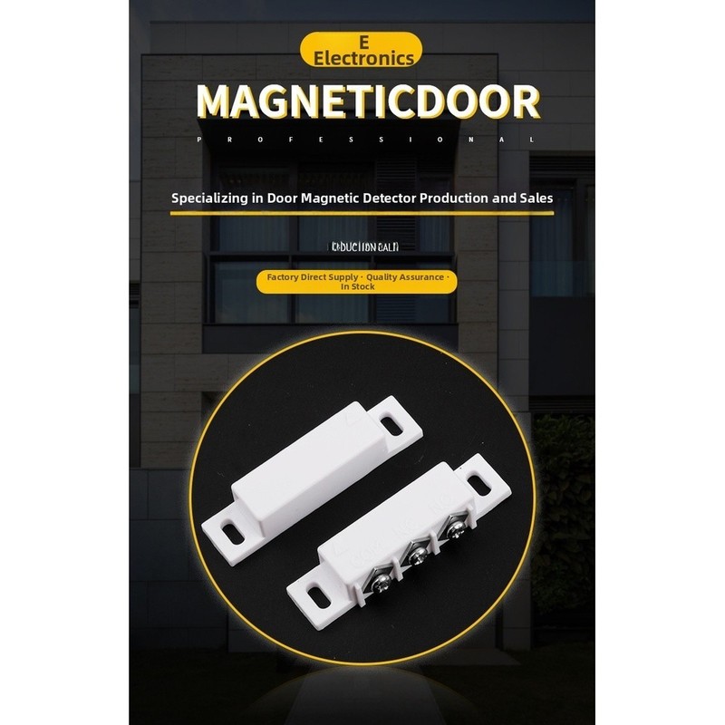 Magnetic Door Sensor Reed Switch Technology 15-25mm Action Distance Door Alarm gallery