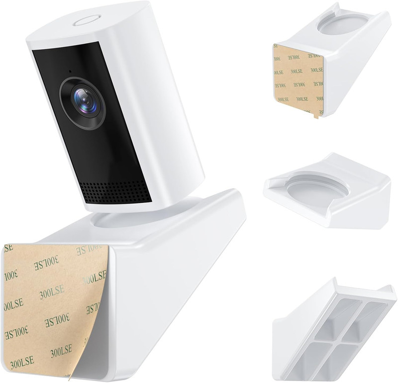 Window Mount for Ring Indoor Cam plus (New Model), No Drill 20° Tilt Adjustable