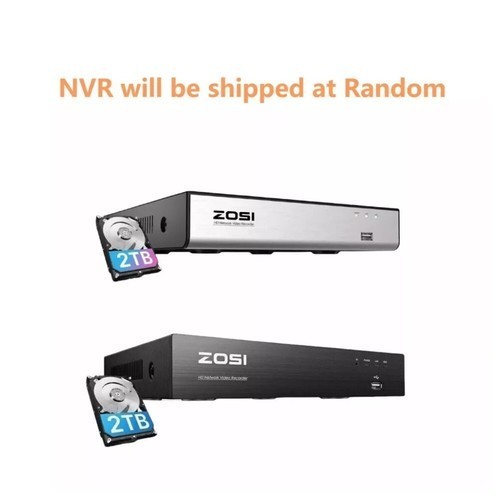 ZOSI 8CH 4K 8MP POE Security Camera System IP Camera 2TB 2-way Audio AI Detect gallery