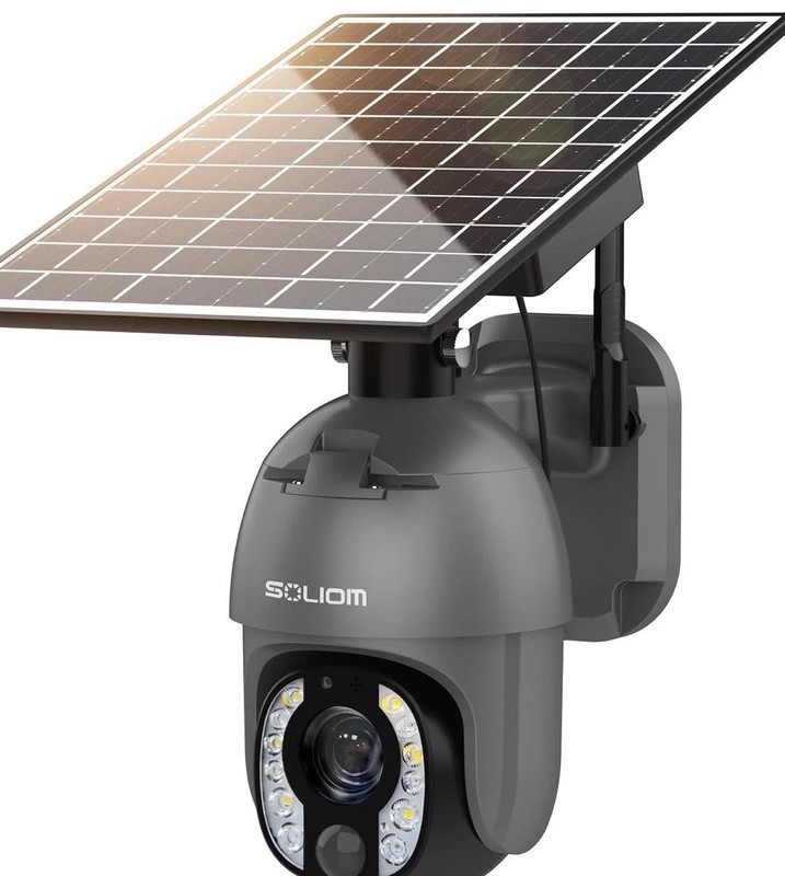 SOLIOM Security Cameras Wireless Solar Battery Outdoor, 5MP WiFi
