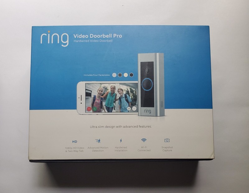 Ring Video Doorbell Pro Hardwired Video Doorbell 1080p HD