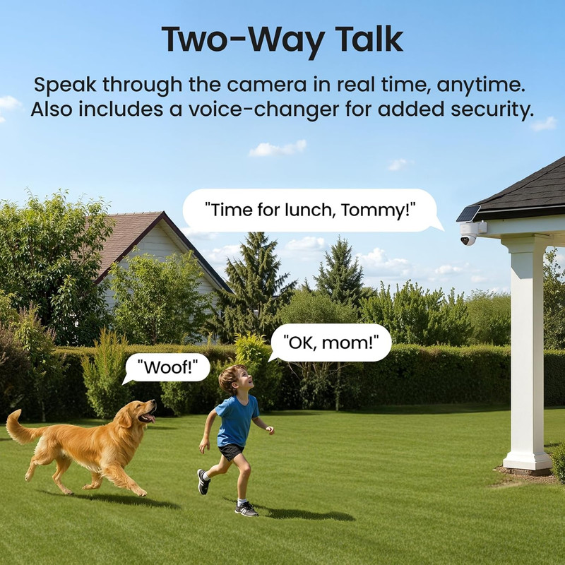 T2 Ultra 4K Security Cameras Wireless Outdoor, Truecolor Night Vision, AI Triple gallery