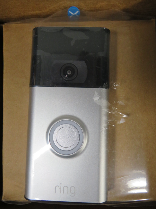 Ring Video Doorbell (2nd Gen) Camera Unit (Satin Nickel) Security New Open Box! gallery