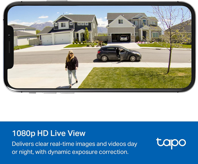Tapo by Tp-Link Wireless Outdoor Security Camera, 1080P, up to 180 Days Battery gallery