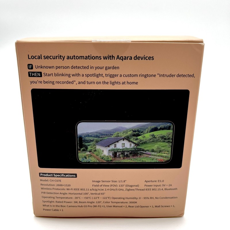 Aqara G5 Pro Wi-Fi 4MP Smart Camera Hub IP65 Matter HomeKit Security gallery