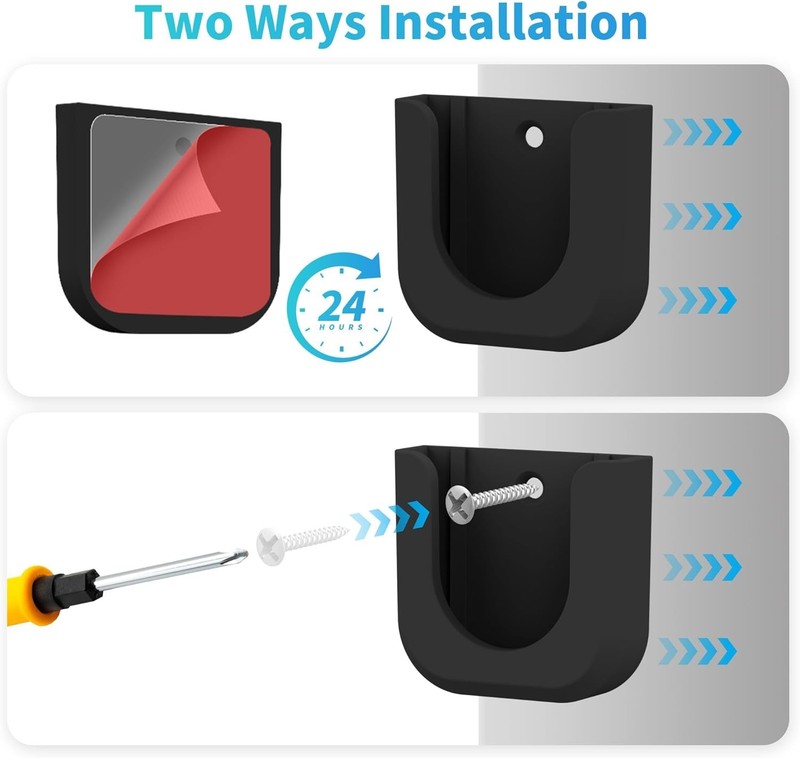 Durable Adhesive Wall Mount for Ring Indoor Camera - Adjustable Viewing Angles gallery