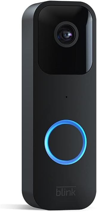 Blink Video Doorbell | Two-way audio, HD video, motion and chime app alerts and
