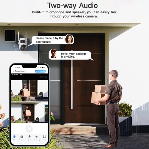 4K Outdoor Security Camera with 4G LTE, 8MP Security Camera Outdoor with gallery