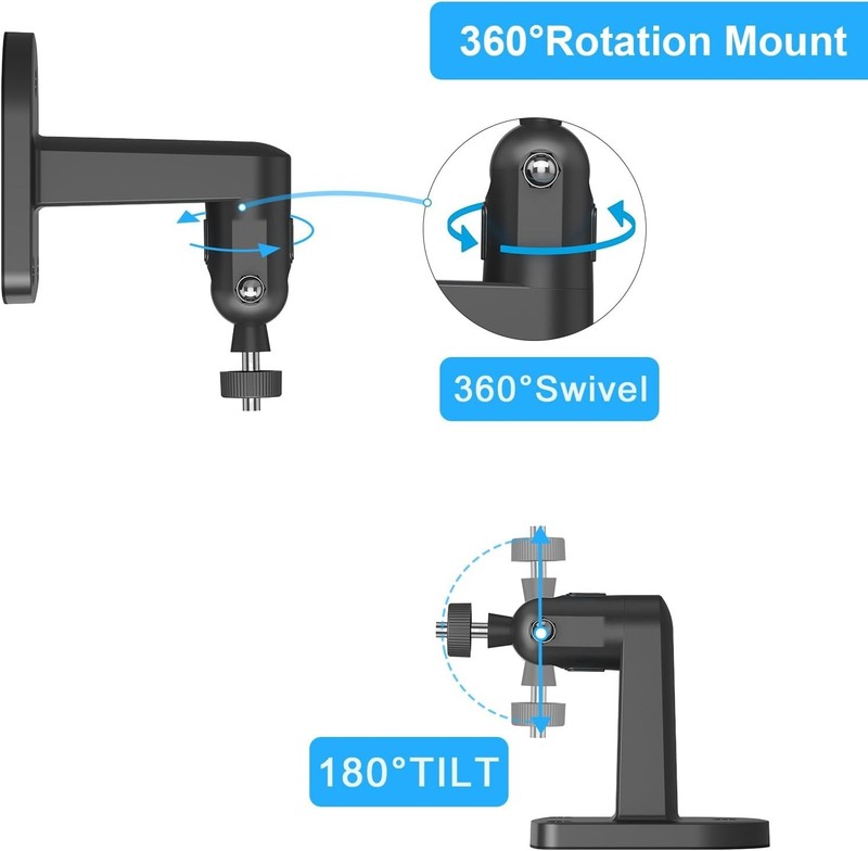 2 Pack Wall Mount Compatible with Ring Stick Up Cam Wired/Battery and Indoor ... gallery