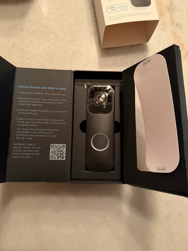 Blink Wired/Battery Operated Outdoor Smart Wi-Fi Video Doorbell gallery