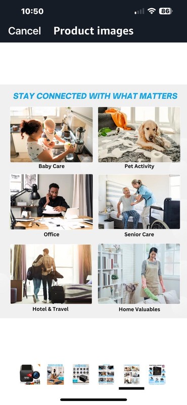DIVINEEAGLE Plug-in Full HD Dome Camera - Premium Reliable 1080p Pet Cam with gallery