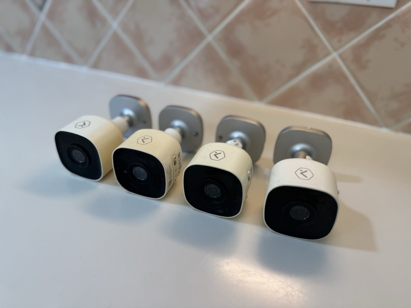 4-Pack Alarm.com ADC-V723 Outdoor WiFi Security Cameras Short Cables gallery