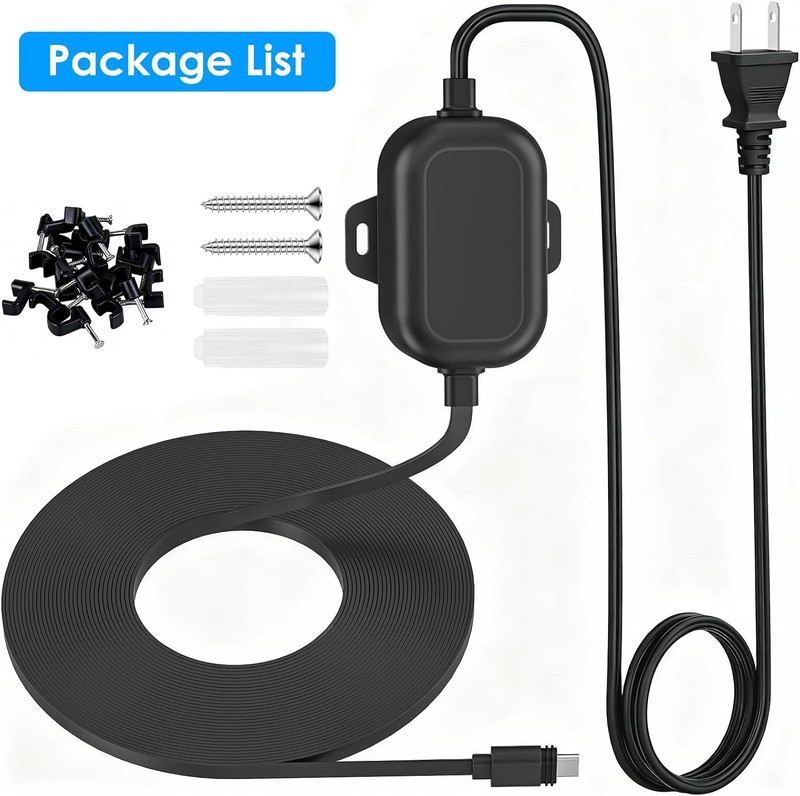 Weatherproof Power Cord for Ring Outdoor Cam Plus/Ring Spotlight Cam Plus/Pro (B gallery