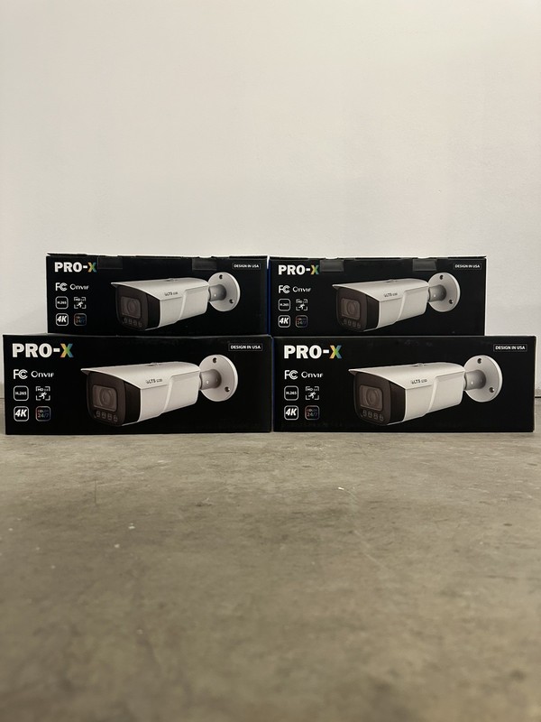 Pro-X 8 MP Color 24/7 Fixed Bullet IP Camera (LXIP9C82W-28MDA)
