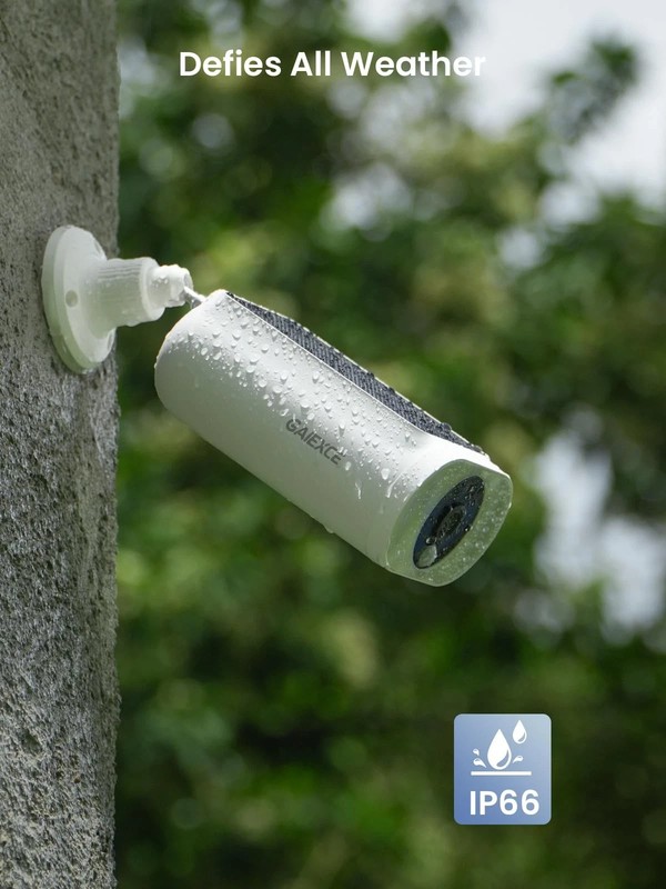 Solar Security Camera, Wireless Security Camera Outdoor, 2K with Integrated S... gallery