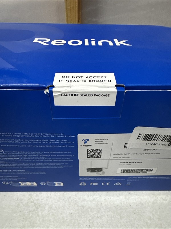 Reolink Duo 3 WiFi 16MP WiFi 6 Security IP Camera Outdoor 180° Ultra-Wide Angle gallery