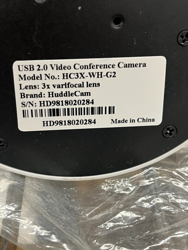 HuddleCamHD Gen2 USB 2.0 Conferencing 3x Pan Tilt Zoom Camera, White HC3X-WH-G2 gallery
