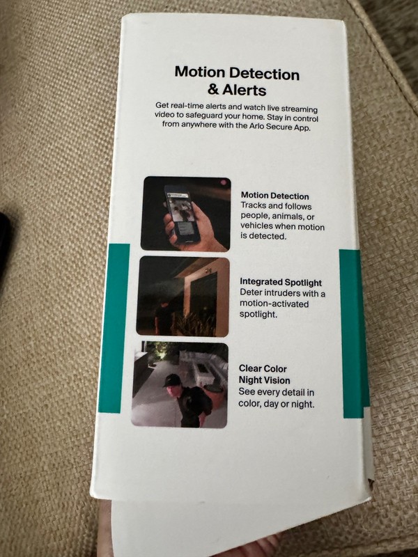 Arlo Camera 360 Degree Pan 180 Tilt Motion Detection/Night Vision BNIB gallery