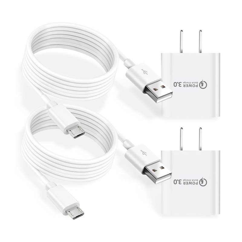2 Pack 10FT Arlo Camera Charger 9V for Arlo Pro, Pro2, Q/Go, Essential Spotlight